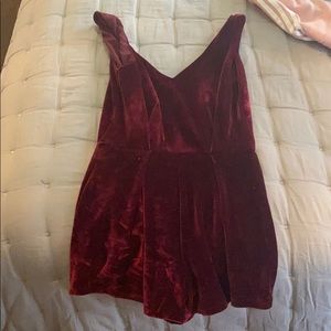 Velvet romper
